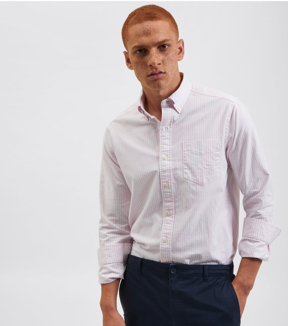 Chemises Ben Sherman Brighton Oxford Rose Stripes | XNE-85235889